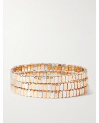 Roxanne Assoulin - The Mini Cobra Set Of Three, And Rose-Tone Bracelets - Lyst