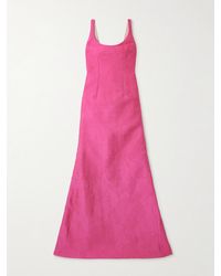 Emilia Wickstead - Ninette Pleated Cloqué Gown - Lyst