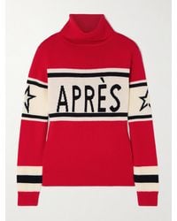 Perfect Moment - Schild Intarsia Merino Wool Turtleneck Sweater - Lyst