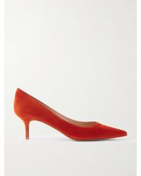Gianvito Rossi - Gianvito 55 Suede Pumps - Lyst