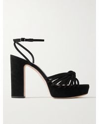 Loeffler Randall - Rivka Knotted Suede Sandals - Lyst