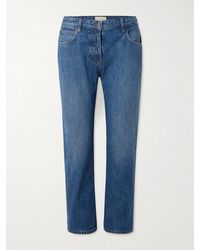 The Row - Riaco Halbhohe Jeans Mit Geradem Bein - Lyst