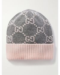 Gucci - Jacquard-Knit Cashmere Beanie - Lyst