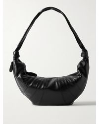 Lemaire - Croissant Kleine Schultertasche Aus Leder - Lyst