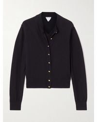 Bottega Veneta - Pull Sans Manches Et Cardigan En Coton Mélangé - Lyst