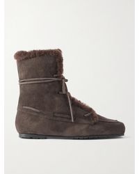 Aeyde - Paul Shearling Ankle Boots - Lyst