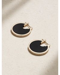 BY PARIAH - Net Sustain Lenticular 14-Karat Recycled, Onyx And Laboratory-Grown Diamond Earrings - Lyst