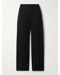 KHAITE - Cam Hose Mit Geradem Bein Aus Webstoff - Lyst