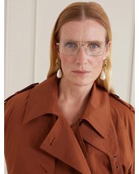 アクセサリー SAINT LAURENT PARIS Glasses Chain Cord Saint Laurent Glasses Chain Cord In Metal in Metallic | Lyst UK