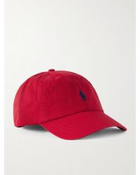 Polo Ralph Lauren - Embroidered Cotton-Twill Baseball Cap - Lyst