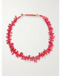 Roxanne Assoulin - The Coral Branch Beaded Necklace - Lyst