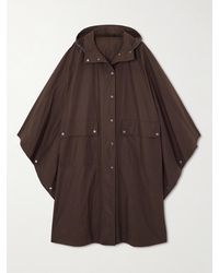 Brunello Cucinelli - Mantel Aus Shell Mit Zierperlen Und Kapuze - Lyst