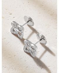 De Beers London - Lotus By De Beers 18-Karat Diamond Earrings - Lyst