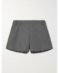 Tom Ford - Short Aus Gebürstetem Woll-Twill Mit Falten - Lyst