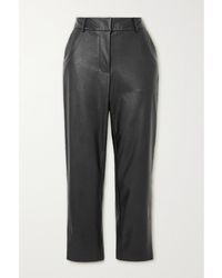 Commando - Cropped Faux Leather Straight-Leg Pants - Lyst