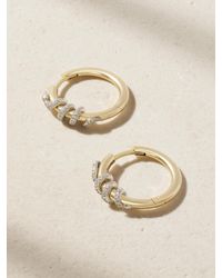 Ileana Makri - Twisted Boa 18-Karat And Diamond Earrings - Lyst