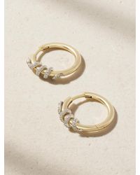 Ileana Makri - Twisted Boa 18-Karat And Diamond Earrings - Lyst