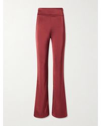 Galvan London - Satin Flared Pants - Lyst