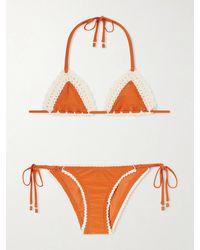 Zimmermann - Mahon Crocheted Swimsuit - Lyst