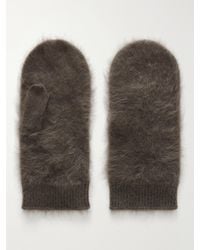 Lisa Yang - Brushed-Cashmere Mittens - Lyst