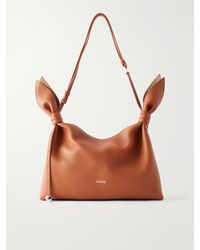 Loewe - Scarf Medium Knotted Leather Shoulder Bag - Lyst