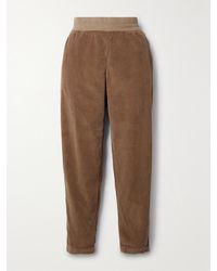 James Perse - Cotton-Blend Corduroy Track Pants - Lyst