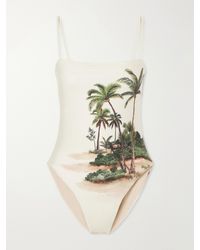Agua Bendita - Durazno Arena Printed Recycled Swimsuit - Lyst
