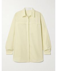 Proenza Schouler - Rose Wool-Blend Twill Shirt - Lyst