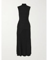 Proenza Schouler - Federica Layered Ribbed-Knit Midi Dress - Lyst