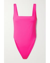 Mara Hoffman + Net Sustain Idalia Recycelter Badeanzug - Pink