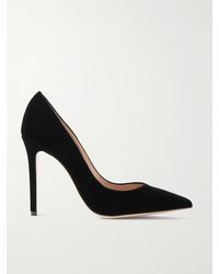 Gianvito Rossi - Suede Gianvito Pumps 105 - Lyst