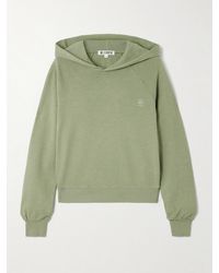 ÉTERNE - Sonny Verkürzter Hoodie Aus Baumwoll-Jersey Mit Stickerei - Lyst