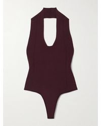 KHAITE - Toto Neckholder-Body Aus Stretch-Strick - Lyst