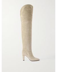Chloé - Eve Suede Over-The-Knee Boots - Lyst
