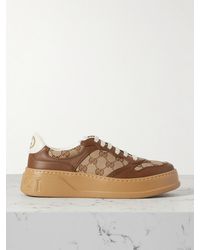 Gucci - Gg Canvas Low-Top Trainers - Lyst