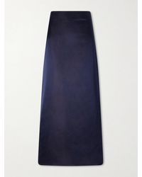 Heirlome - Sandrita Duchesse Silk-Satin Maxi Skirt - Lyst