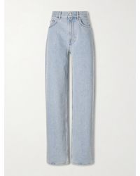 Loulou de Saison - Samur Organic High-Rise Straight-Leg Jeans - Lyst