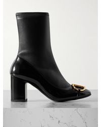 Gucci - Damenstiefelette Mit Halbem Horsebit, Größe - Lyst