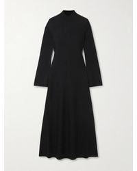 Gabriela Hearst - Erebus Wool, Cashmere And Silk-Blend Turtleneck Midi Dress - Lyst