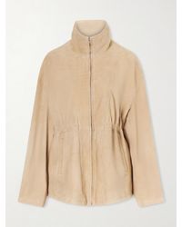 Nour Hammour - Passage Suede Jacket - Lyst