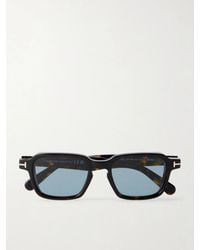 Tom Ford - Ezra-02 Square-Frame Acetate Sunglasses - Lyst