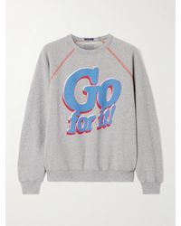 Mother - The Biggie Concert Sweatshirt Aus Baumwoll-Jersey Mit Print - Lyst