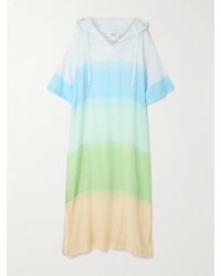 lemlem - Beritu Hooded Striped Cotton-Blend Dress - Lyst