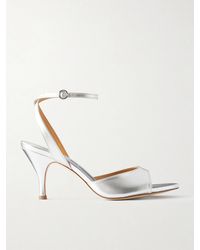 Aeyde - Jada 75 Metallic Leather Sandals - Lyst