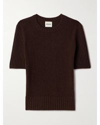 KHAITE - Mia Ribbed Cashmere Sweater - Lyst