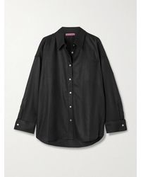 The Elder Statesman - Brushed Wool And Cashmere-Blend Shirt - Lyst