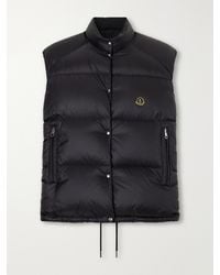 Moncler - Logo-Appliquéd Quilted Shell Down Vest - Lyst