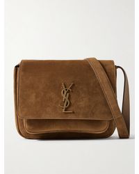 Saint Laurent - Niki Suede Shoulder Bag - Lyst