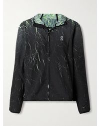 On Shoes - Pace Run Hooded Textured Recycled-Shell Jacket - Lyst