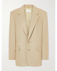 Saint Laurent - Wool And Silk-Blend Blazer - Lyst